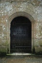 Ancient wooden entrance