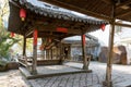 Ancient wooden pavilion