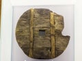 Ancient wooden wheel image Royalty Free Stock Photo