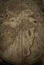 Ancient world map puzzle Royalty Free Stock Photo