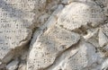 Ancient writing Royalty Free Stock Photo