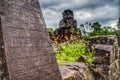 Ancient written tablet my son ruins Royalty Free Stock Photo