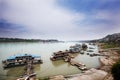 The ancient Yangtze River pier