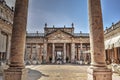 Ancient yard in Montecatini Terme Royalty Free Stock Photo