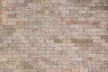 Ancient yellow brick wall background texture with old masonry Royalty Free Stock Photo