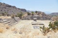 The Ancient Zapotec Ruins of Yagul, Oaxaca, home to well-preserved ruins and stunning views Royalty Free Stock Photo