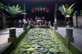 Ancient Zhuge Liang Memorial Temple Sichuan China Royalty Free Stock Photo