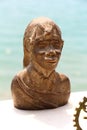 Ancientr Aborigine stone bust. India