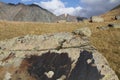 Ancients petroglyph's on the stone