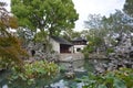 Ancinet chinese house on the edge of pond