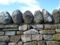 Ancinet stone wall - closeup