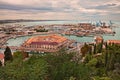 Ancona, Marche, Italy: view of the harbor and the Mole Vanvitelliana Royalty Free Stock Photo