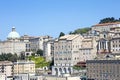 Ancona old town background wallpaper high quality Royalty Free Stock Photo