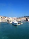 Ancona port in Italy Royalty Free Stock Photo