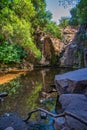 Ancos waterfall in Sintra Royalty Free Stock Photo