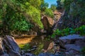 Ancos waterfall in Sintra Royalty Free Stock Photo