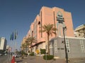 Andalusia hotel and flags in Riyadh on nice sunny day