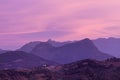 Andalusia panorama at sunset Royalty Free Stock Photo