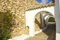 Andalusian arches in the Tourist Villa of Zagrilla Village near the town of Priego de Cordoba, Spain Royalty Free Stock Photo