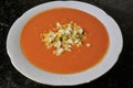 Andalusian gazpacho Andalusian and Spanish cuisine Royalty Free Stock Photo