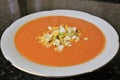Andalusian gazpacho Andalusian and Spanish cuisine Royalty Free Stock Photo