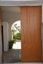 An Andalusian patio entrance Royalty Free Stock Photo