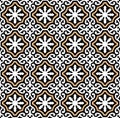 Andalusian tiles pattern style Royalty Free Stock Photo