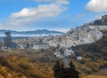 Andalusian village in the coast Royalty Free Stock Photo