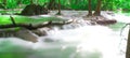 Andaman Thailand outdoor photography of waterfall in rain jungle forest. Trees, PHUKET, Royalty Free Stock Photo