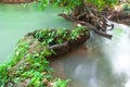 Andaman Thailand outdoor photography of waterfall in rain jungle forest. Trees, PHUKET, Royalty Free Stock Photo