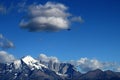 Andean condors fly in Parque Nacional Torres del Paine, Chile Royalty Free Stock Photo