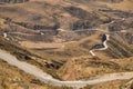 Andean mountain pass road