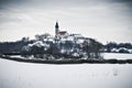 Andechs Monastery in winter scenery Royalty Free Stock Photo