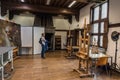 Anderlecht, Brussels Capital Region - Belgium - Atelier for restoration of medieval paintings