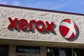 Anderson - Circa November 2016: Xerox Corporation Logo and Signage at a Customer Care Center. Xerox designs and sells copiers I