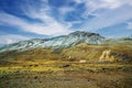 Andes mountain landscape on the way to Chile Royalty Free Stock Photo