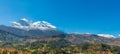 Andes mountain range near yungay peru