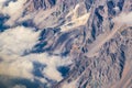 Andes Mountains Aerial View, Chile Royalty Free Stock Photo