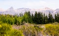 Andes mountains on border with Chile, Los Antiguos Royalty Free Stock Photo