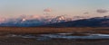 Andes Mountains in Santa Cruz Province bordering Chile Royalty Free Stock Photo