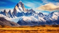 andes patagonian peaks dramatic