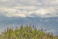 Andes Range Aerial View Quito Ecuador