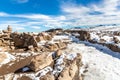 The Andes, Road Cusco- Puno, Peru,South America. 4910 m above. The longest continental mountain range in the world Royalty Free Stock Photo