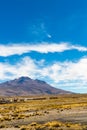 The Andes, Road Cusco- Puno, Peru,South America 4910 m above The longest continental mountain range in the world Royalty Free Stock Photo