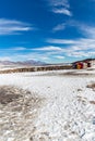 The Andes, Road Cusco- Puno, Peru,South America 4910 m above The longest continental mountain range in the world Royalty Free Stock Photo