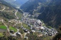 Andorra from bird flight Royalty Free Stock Photo