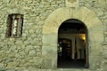 Andorra, the entrance to the old house of the parl