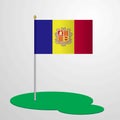 Andorra Flag Pole