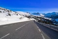 Andorra Grandvalira sector road Pyrenees Royalty Free Stock Photo