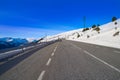 Andorra Grandvalira sector road Pyrenees Royalty Free Stock Photo